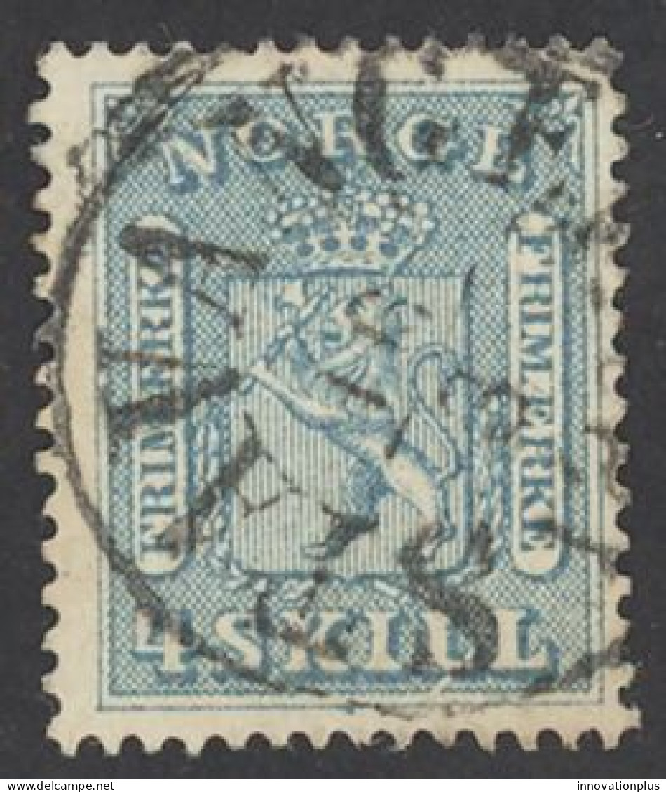 Norway Sc# 8 Used (a) 1863 4s Coat Of Arms - Used Stamps