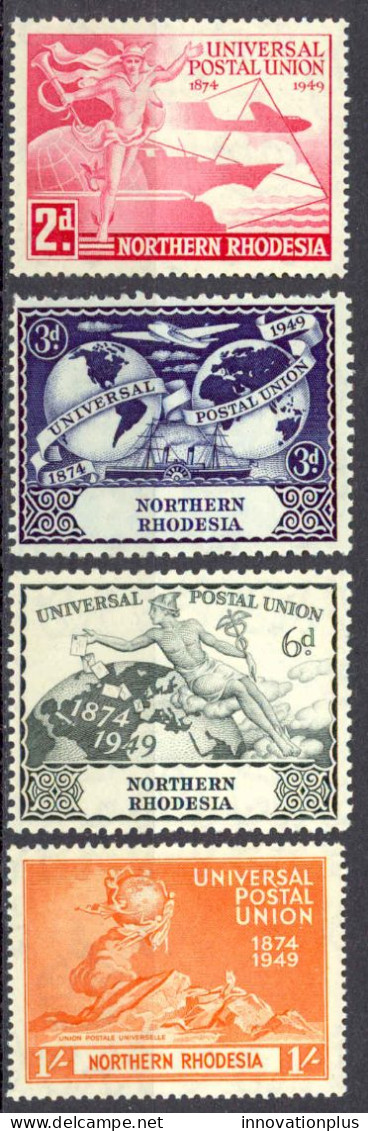 Northern Rhodesia Sc# 50-53 MH (b) 1949 UPU Issue - Nordrhodesien (...-1963)