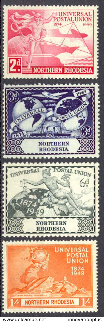 Northern Rhodesia Sc# 50-53 MH (b) 1949 UPU Issue - Northern Rhodesia (...-1963)