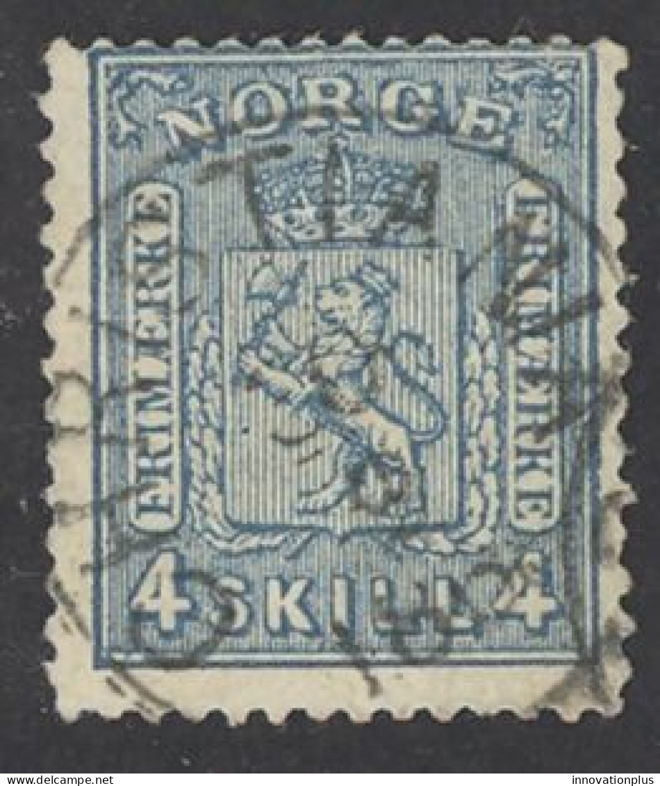 Norway Sc# 14 Used 1867-1868 4s Coat Of Arms - Usati