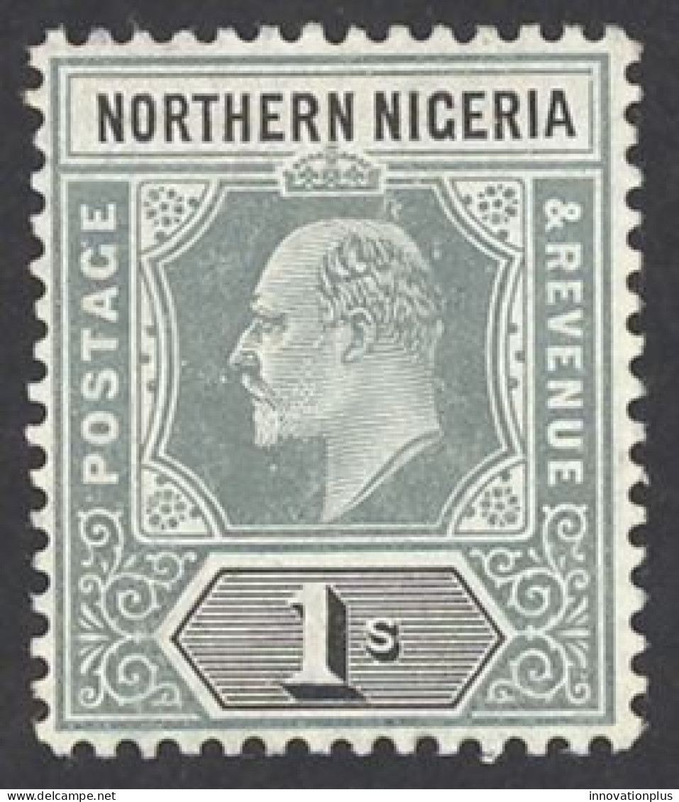 Northern Nigeria Sc# 25a MH 1905 1sh King Edward VII - Nigeria (...-1960)