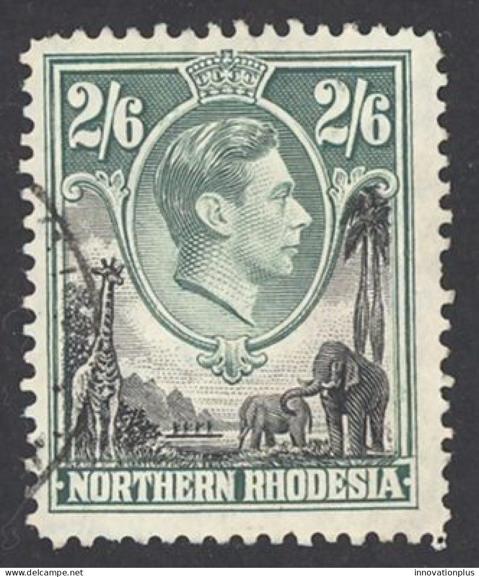 Northern Rhodesia Sc# 41 Used (a) 1938-1952 2sh6p King George VI - Nordrhodesien (...-1963)