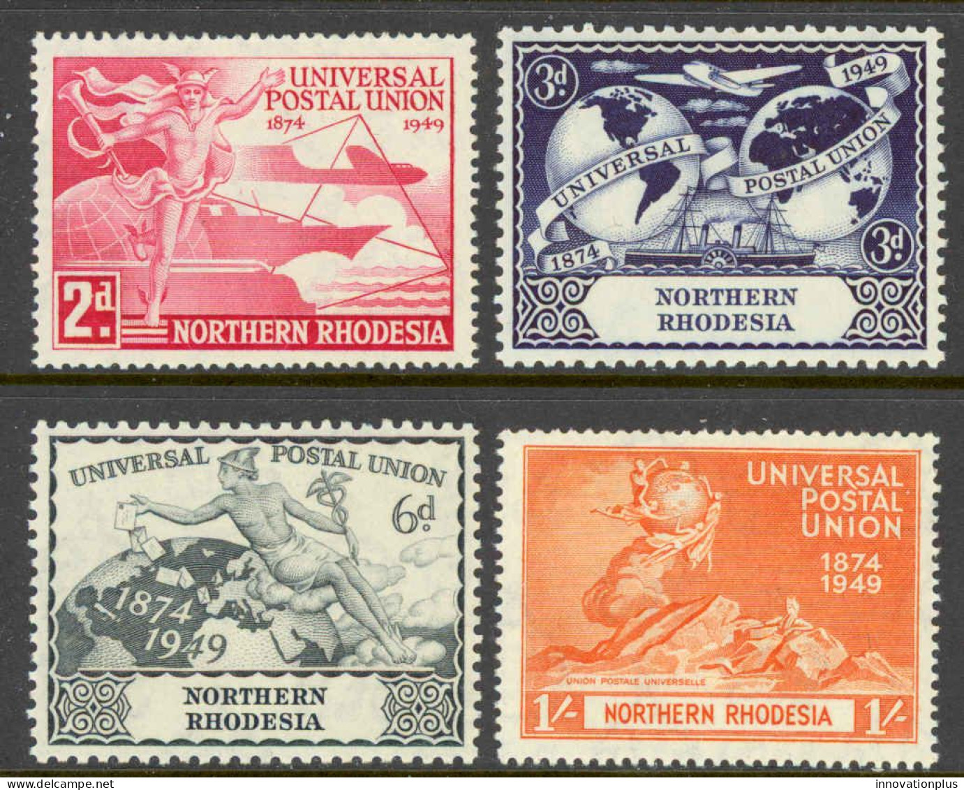 Northern Rhodesia Sc# 50-53 MNH 1949 UPU Issue - Nordrhodesien (...-1963)