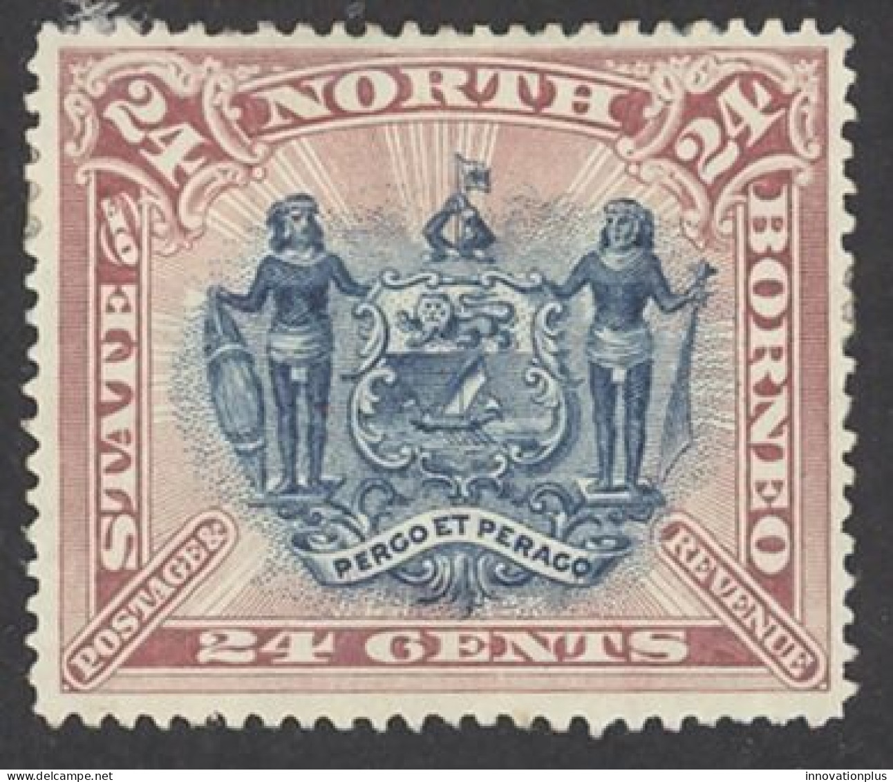 North Borneo Sc# 67 MH 1894 24c Coat Of Arms - Bornéo Du Nord (...-1963)