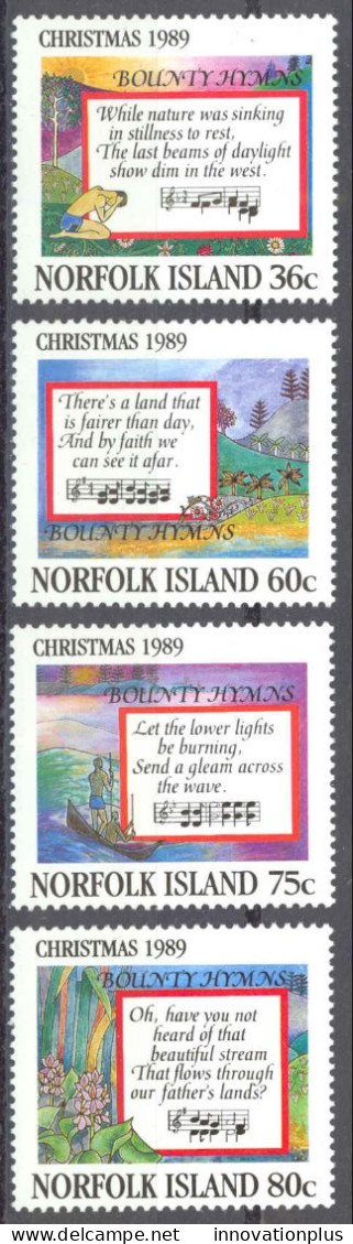 Norfolk Island Sc# 462-465 MNH 1989 Christmas - Isla Norfolk