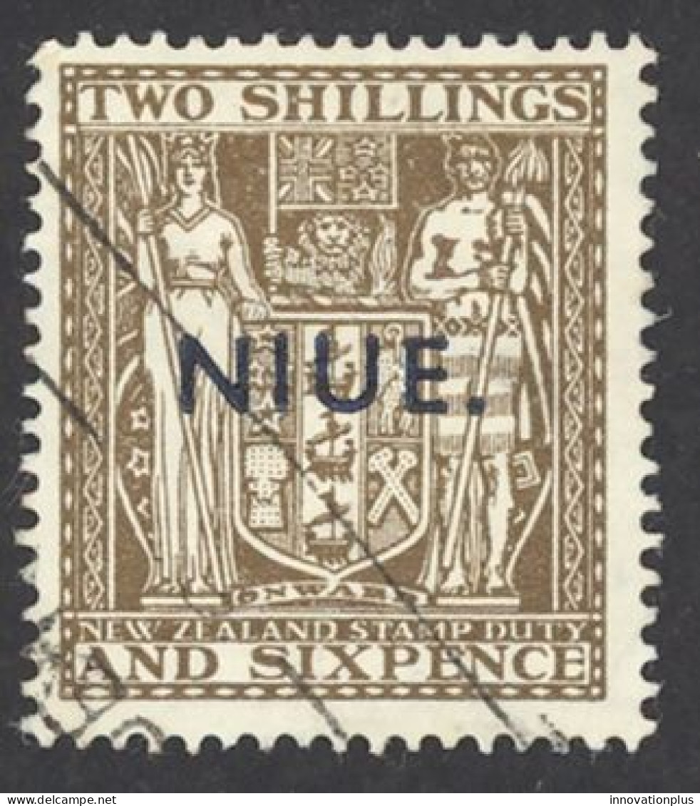 Niue Sc# 89A Used 1941-1945 2sh6p Overprint - Niue