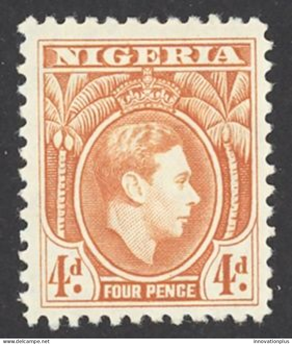 Nigeria Sc# 59 MH 1938-1951 4p King George VI - Nigeria (...-1960)