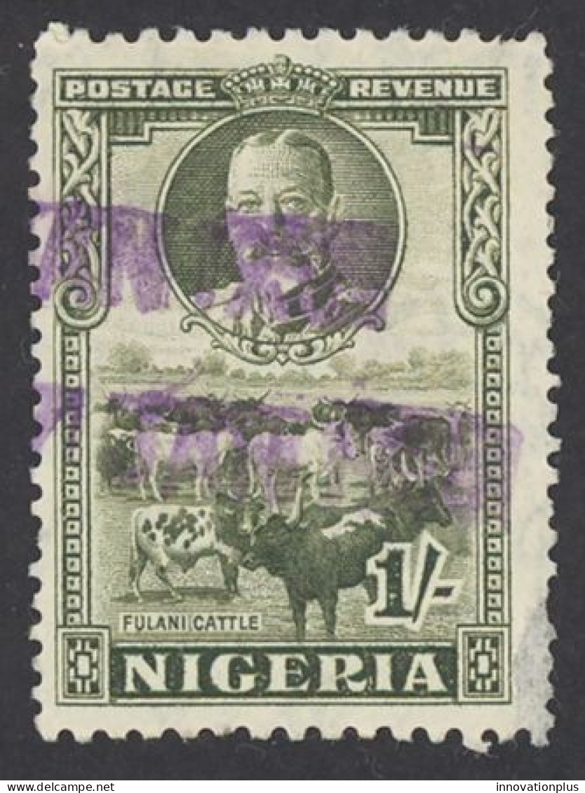 Nigeria Sc# 45 Used 1936 1sh King George V - Nigeria (...-1960)