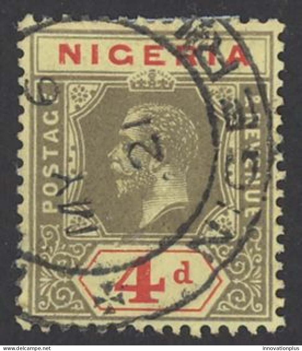 Nigeria Sc# 27a (Die I) Used 1932 4p King George V - Nigeria (...-1960)