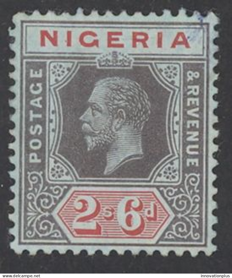 Nigeria Sc# 9 MH 1914-1927 2sh6p King George V - Nigeria (...-1960)