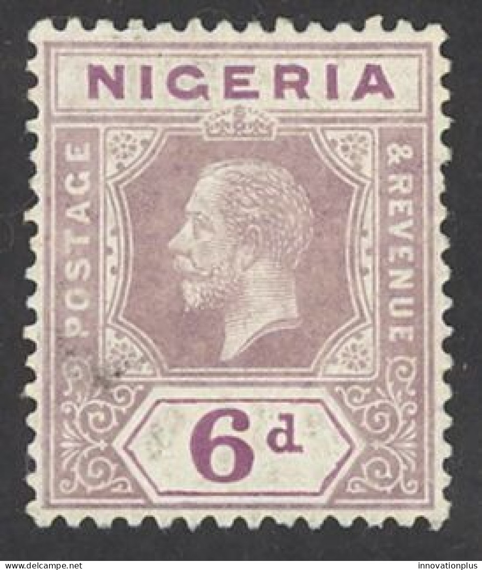 Nigeria Sc# 7 MH 1914-1927 6p King George V - Nigeria (...-1960)