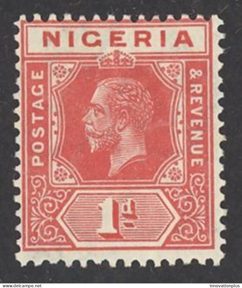 Nigeria Sc# 2 MH (a) 1914-1927 1p Carmine King George V - Nigeria (...-1960)