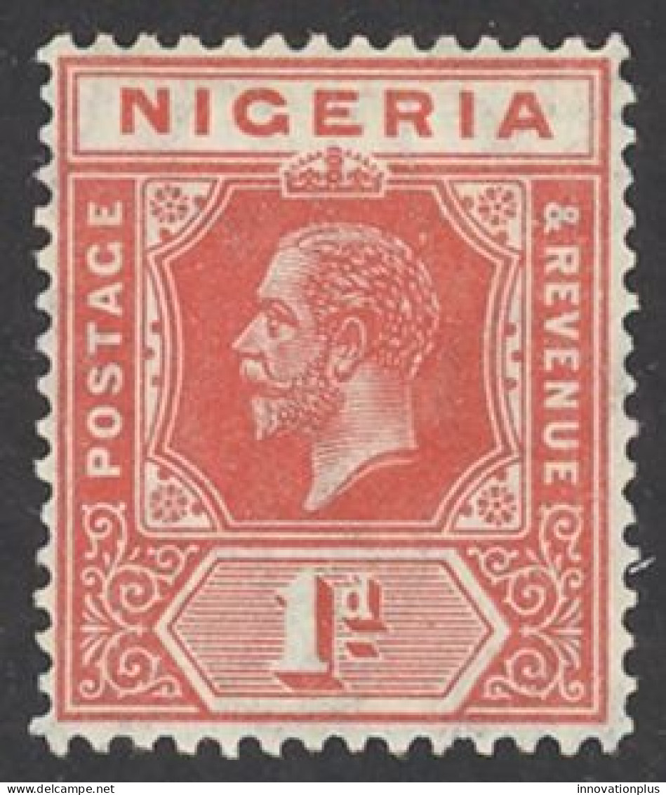 Nigeria Sc# 2b MH 1916 1p Scarlet King George V - Nigeria (...-1960)