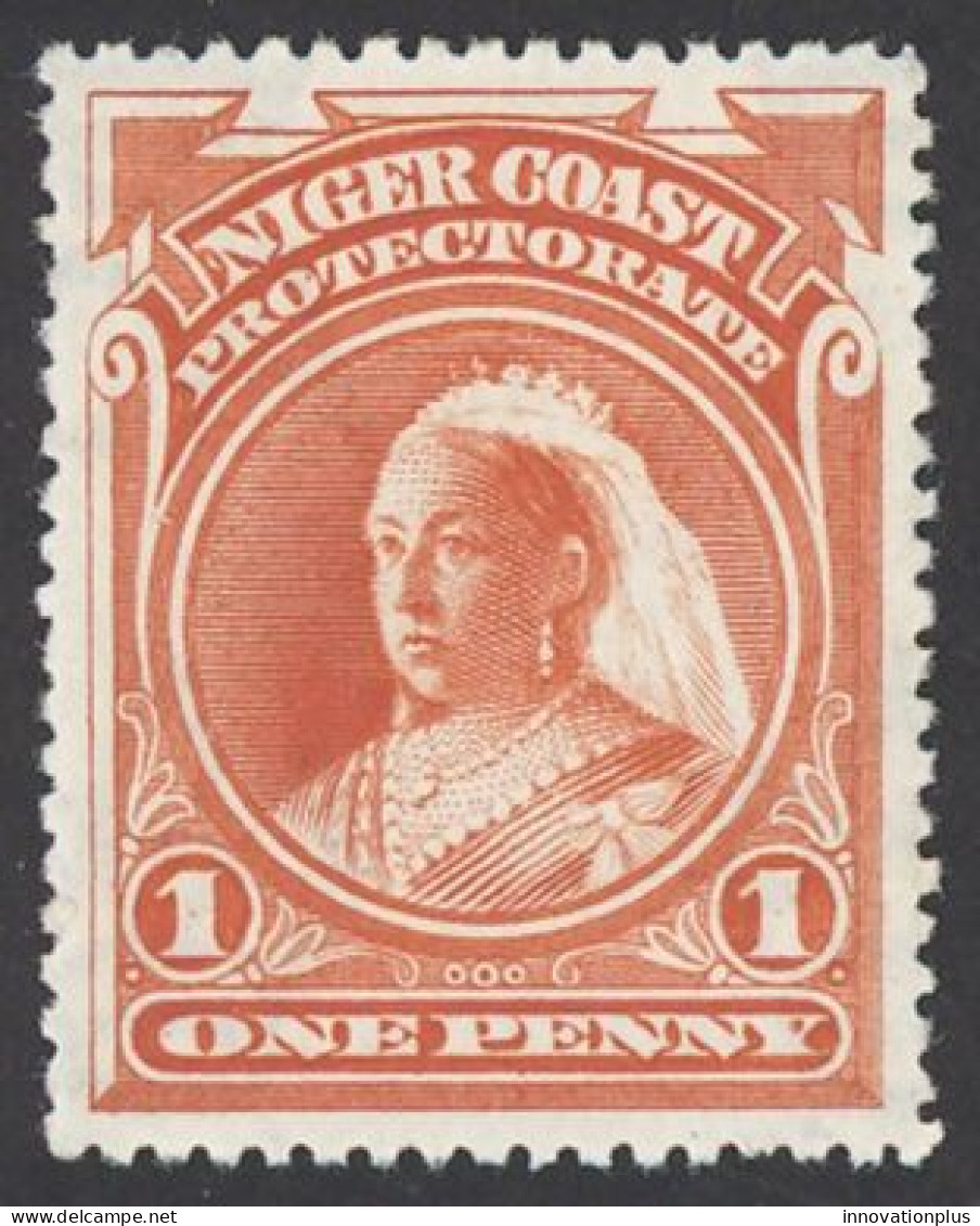 Niger Coast Protectorate Sc# 44 MH (a) 1894 1p Queen Victoria - Nigeria (...-1960)