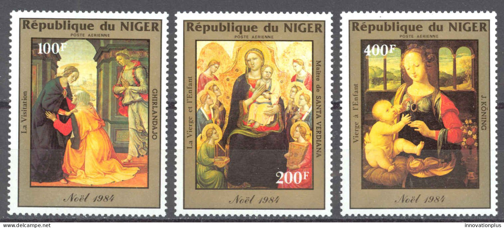 Niger Sc# C349-C351 MNH 1984 Christmas - Niger (1960-...)