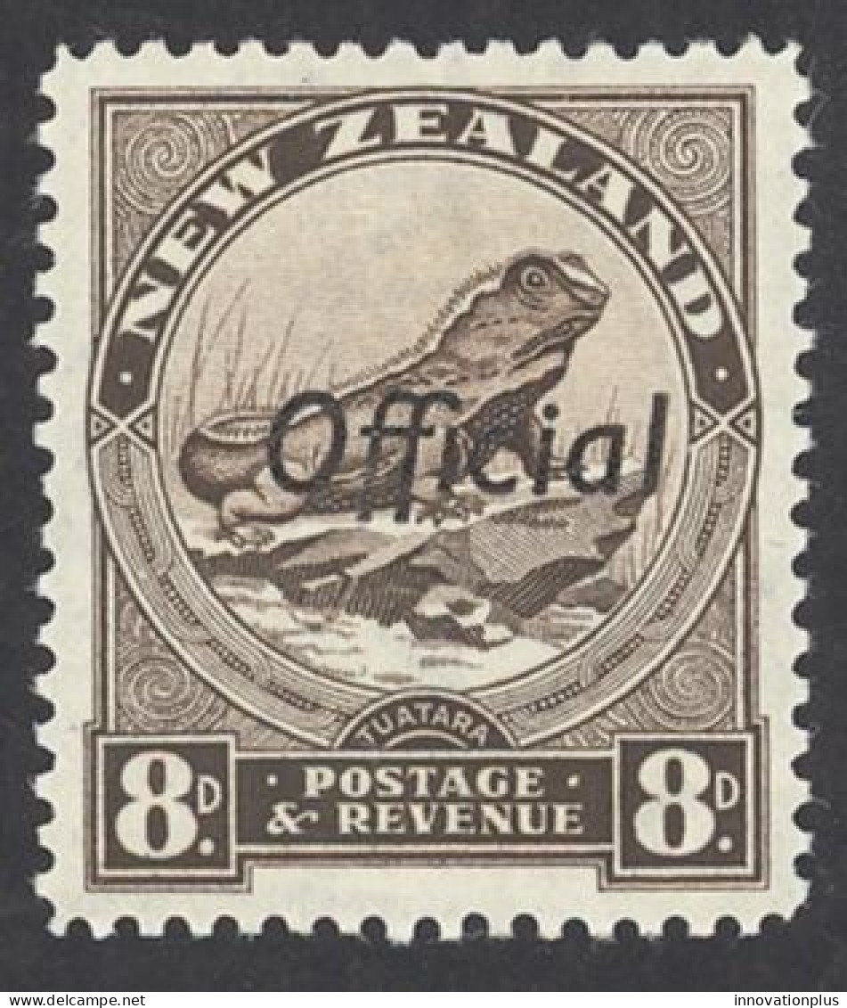 New Zealand Sc# O68 MH (b) 1937 8p Official - Oficiales