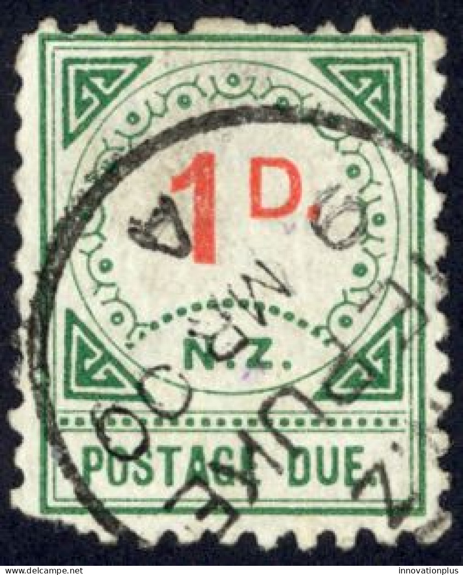 New Zealand Sc# J5 Used 1899 4p Postage Due - Timbres-taxe