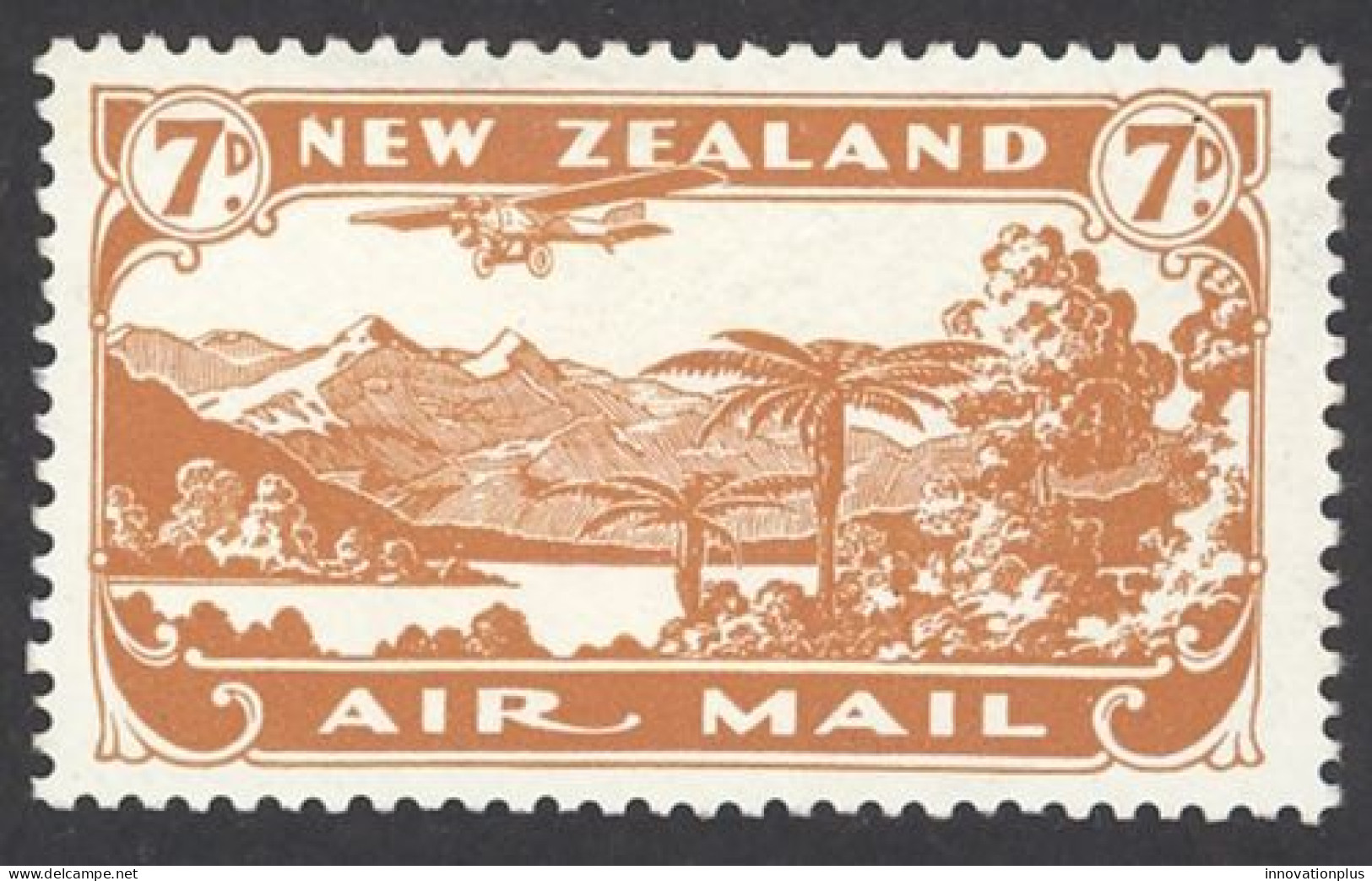 New Zealand Sc# C3 MH 1931 7p Air Post - Poste Aérienne