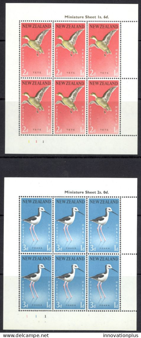 New Zealand Sc# B57a-B58a MH 1959 Birds - Ongebruikt