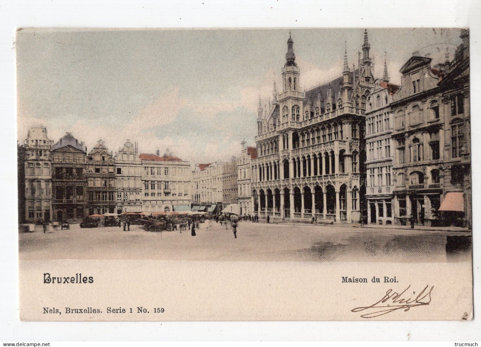 NELS Série 1 N° 159 - BRUXELLES - Maison Du Roi  *colorisée* - Loten, Series, Verzamelingen