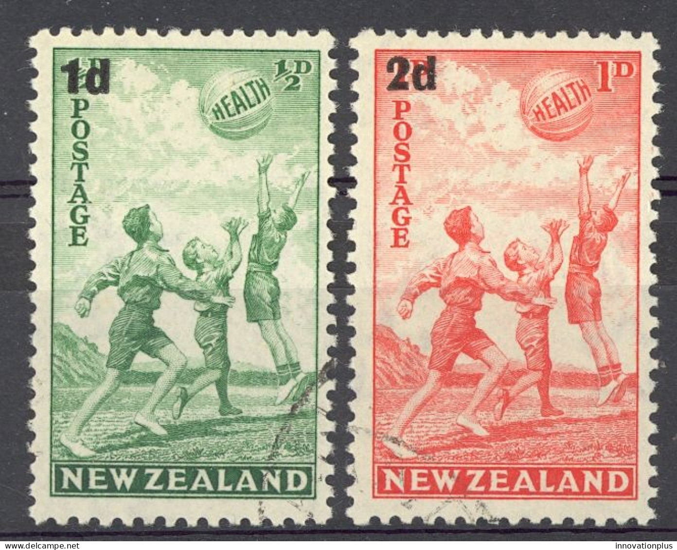 New Zealand Sc# B14-B15 SG# 611/2 Used 1939 Children - Usados