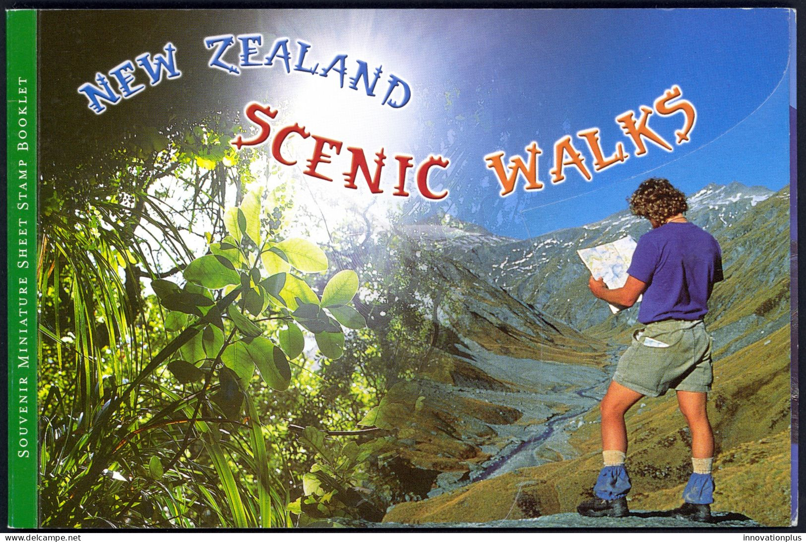 New Zealand Sc# 1607b MNH Booklet 1999 Scenic Walks - Unused Stamps