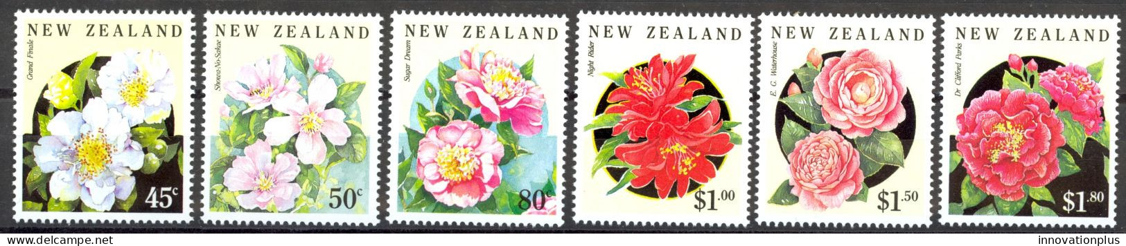 New Zealand Sc# 1110-1115 SG# 1681/6 MNH 1992 Camellias - Ungebraucht