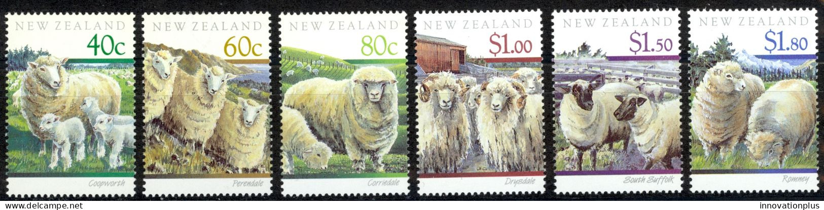 New Zealand Sc# 1014-1019 MNH 1991 Sheep - Neufs