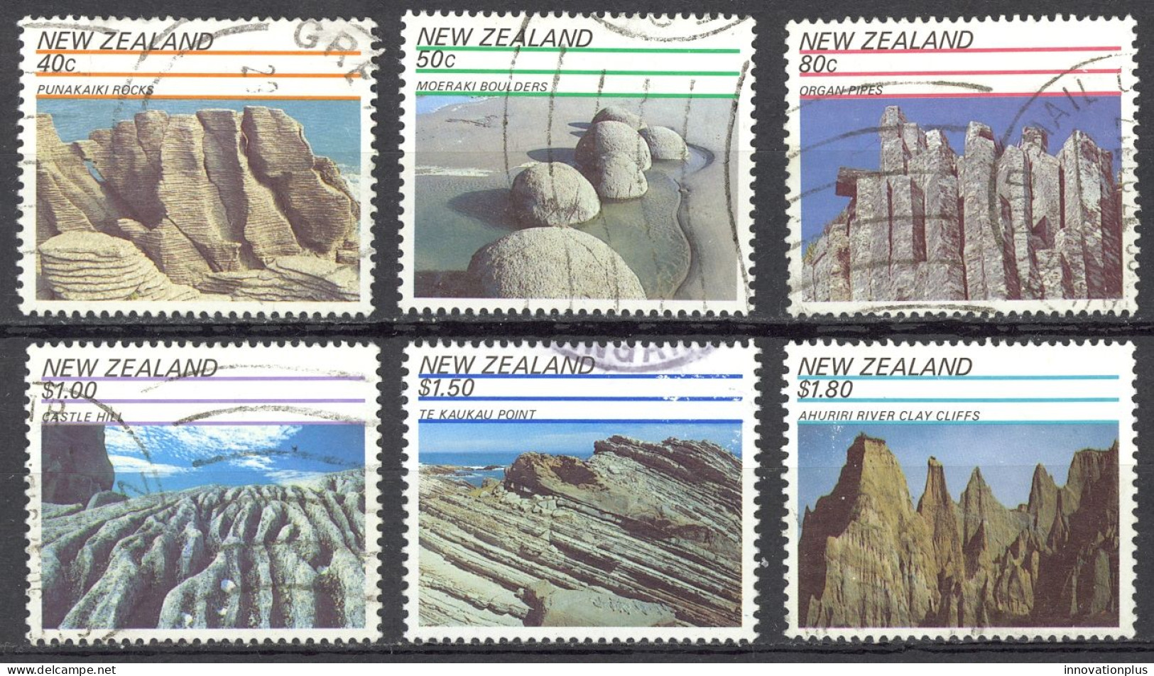 New Zealand Sc# 1038-1043 SG# 1614/9 Used 1991 Scenes - Oblitérés