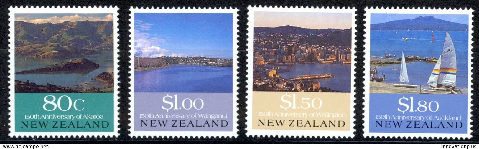 New Zealand Sc# 993-996 MNH 1990 European Settlements - Ungebraucht