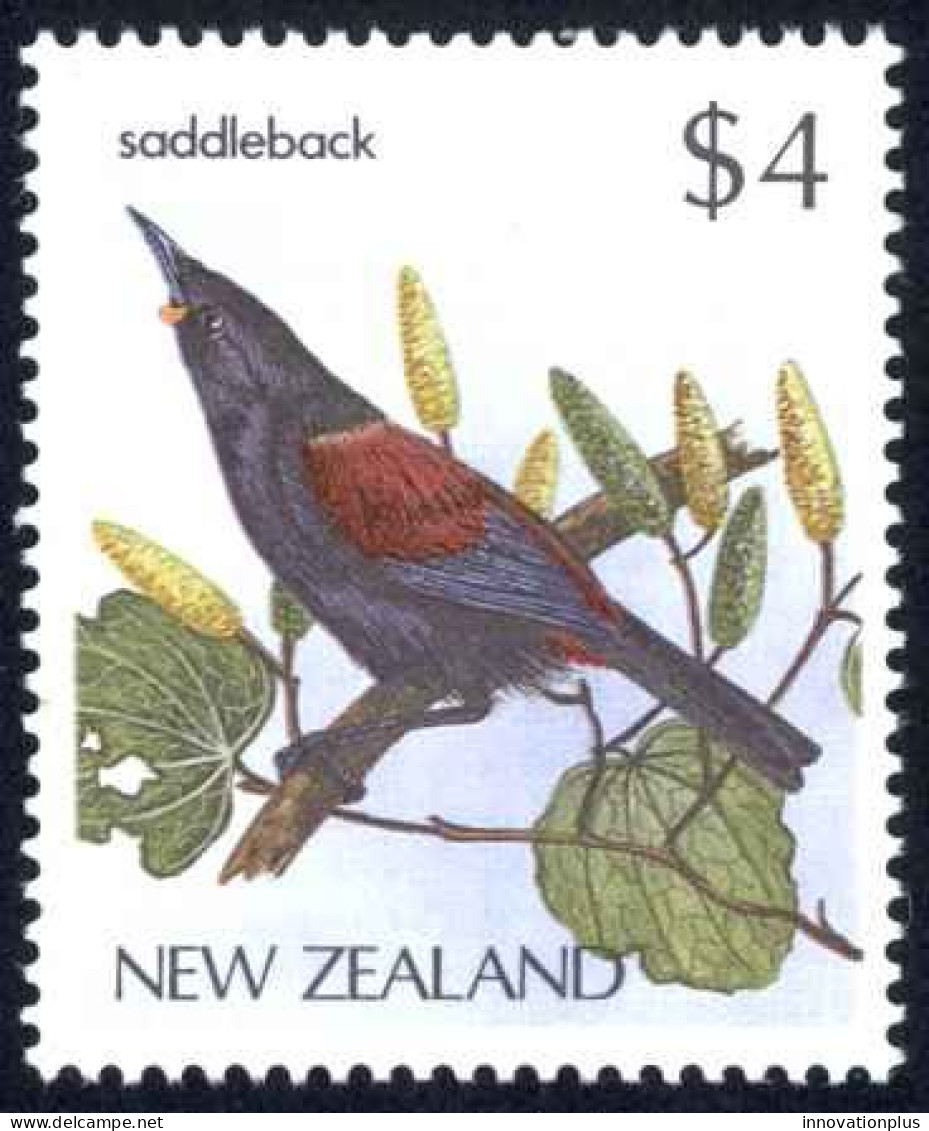 New Zealand Sc# 770A MNH 1985-1989 $4 Saddleback - Nuevos