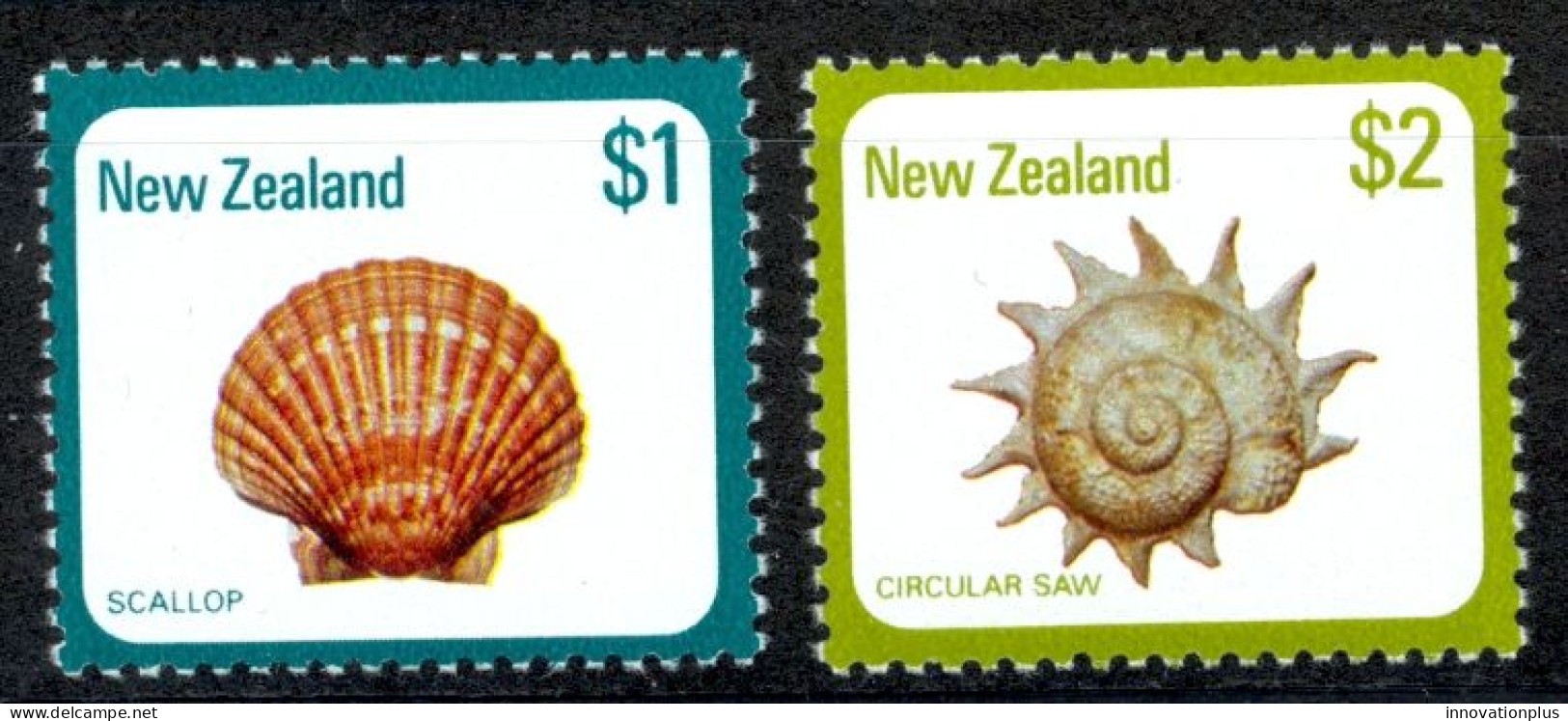 New Zealand Sc# 696-697 MNH 1979 $1-$2 Shells - Unused Stamps