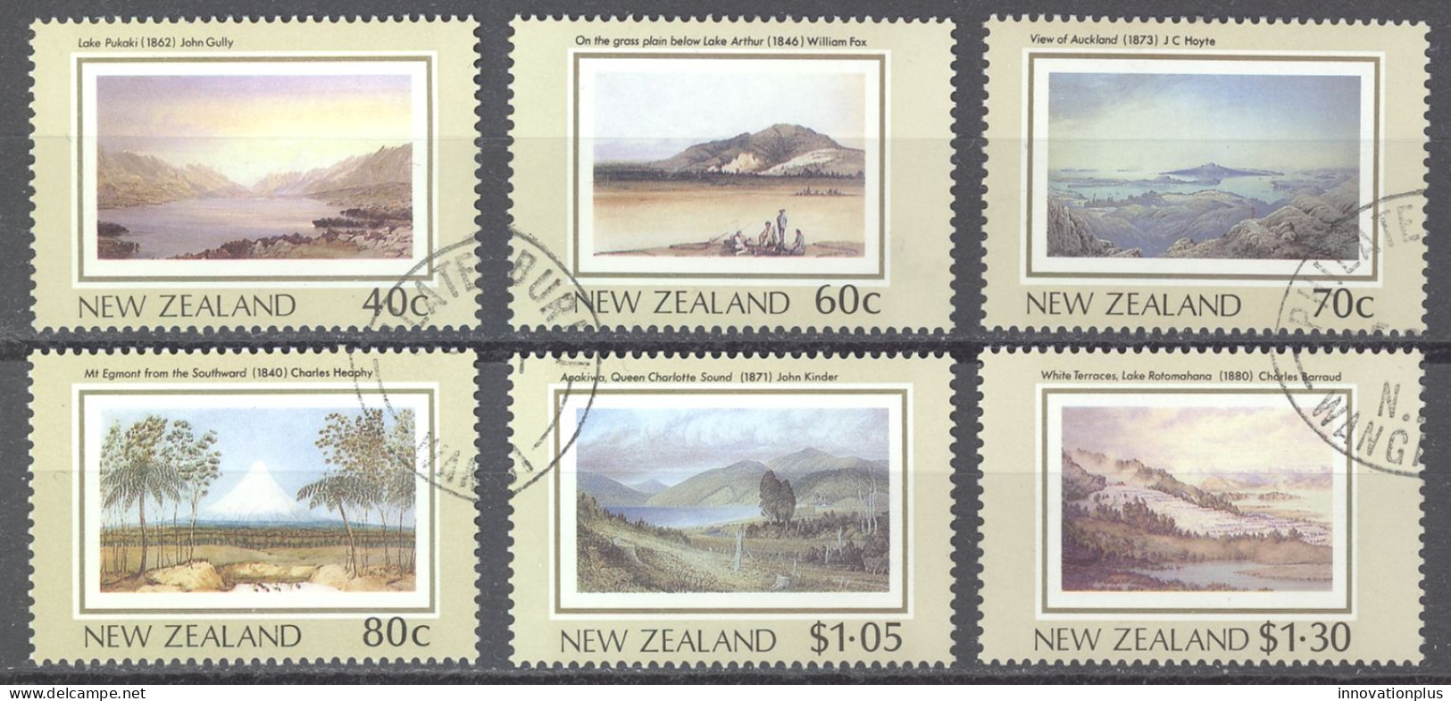 New Zealand Sc# 912-917 Used 1988 Heritage/The Land #1 - Oblitérés