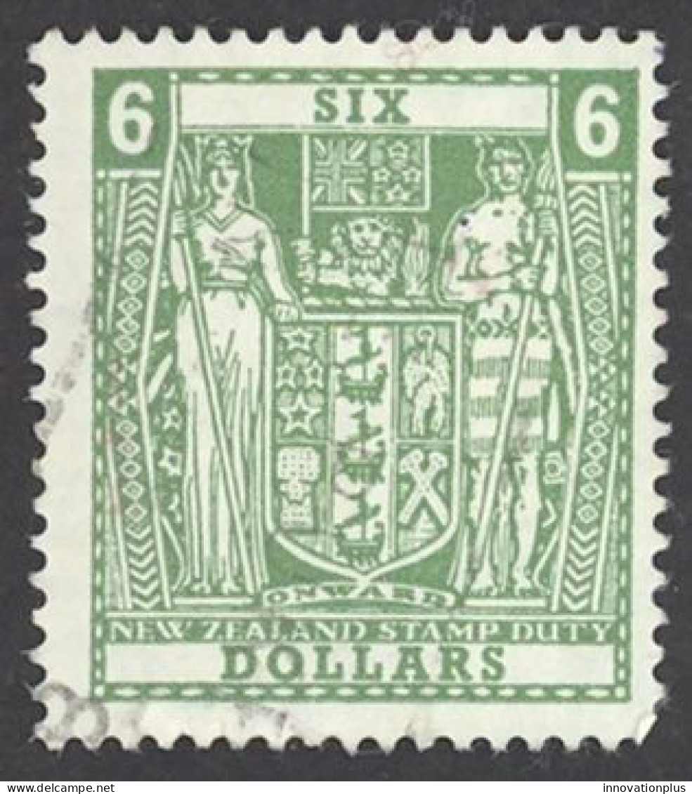 New Zealand Sc# 404B Used (a) 1967 $6 Coat Of Arms - Oblitérés