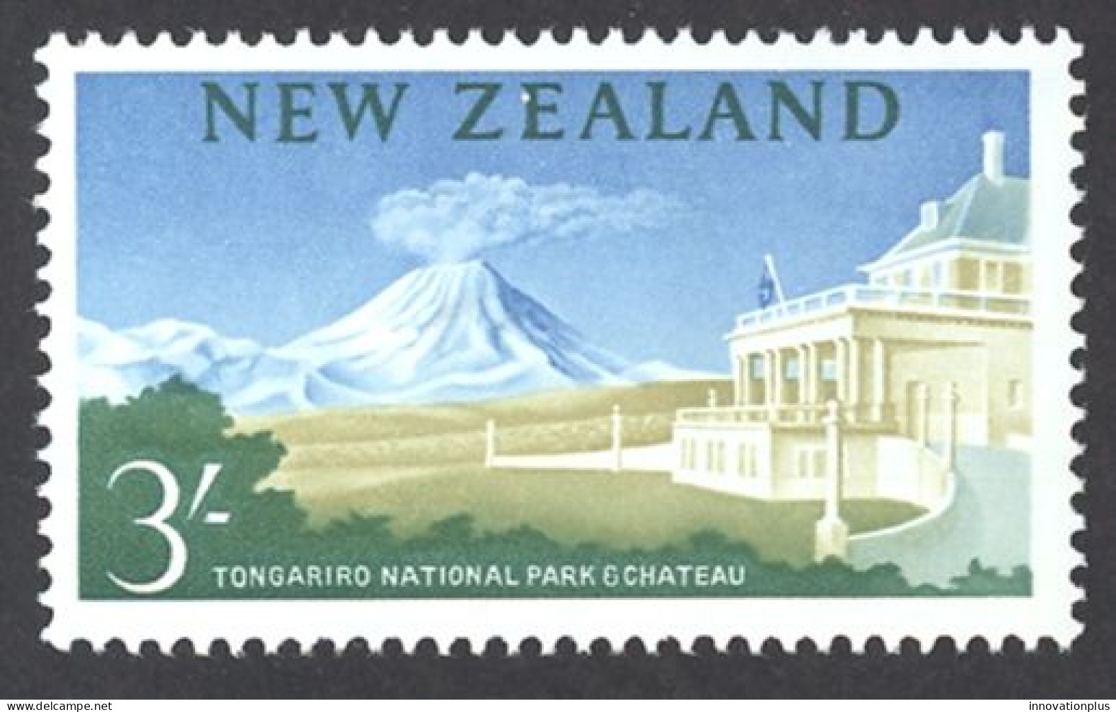 New Zealand Sc# 361 MH 1963-1964 3sh Ngauruhoe Volcano - Ongebruikt