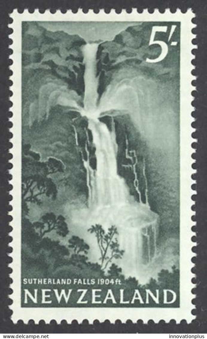 New Zealand Sc# 350 MH 1960-1966 5sh Sutherland Falls - Nuevos