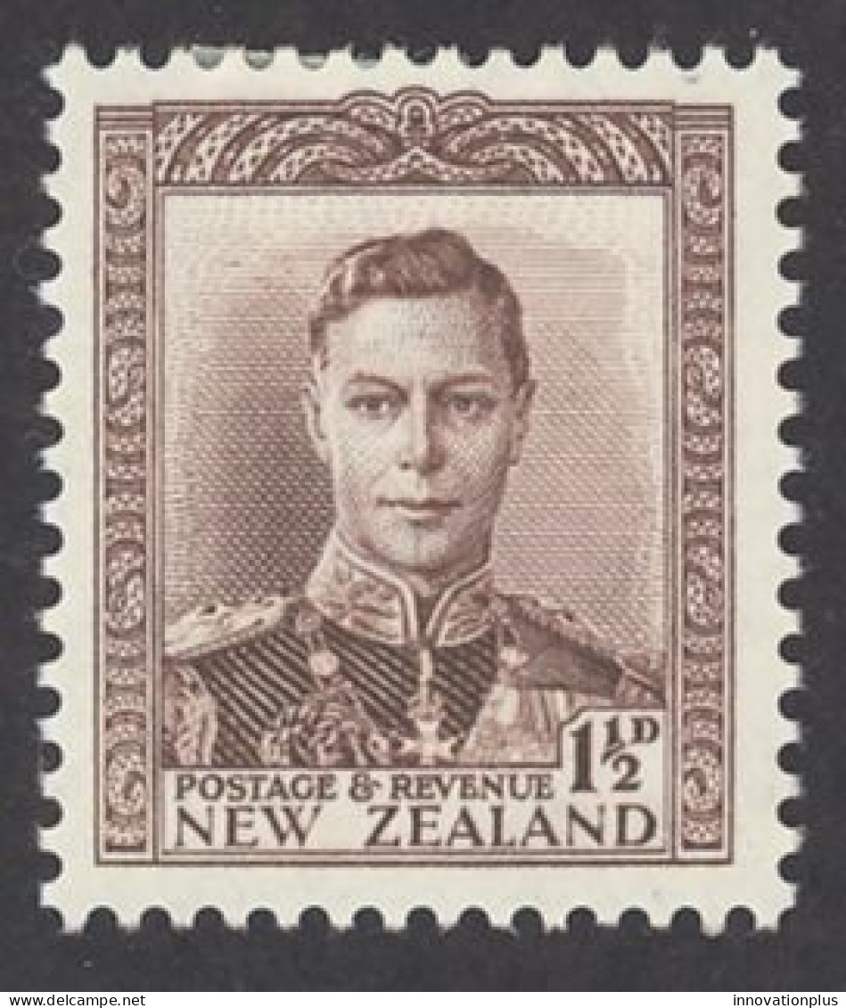 New Zealand Sc# 228 MH 1938-1944 1½p Violet Brown George VI - Nuovi