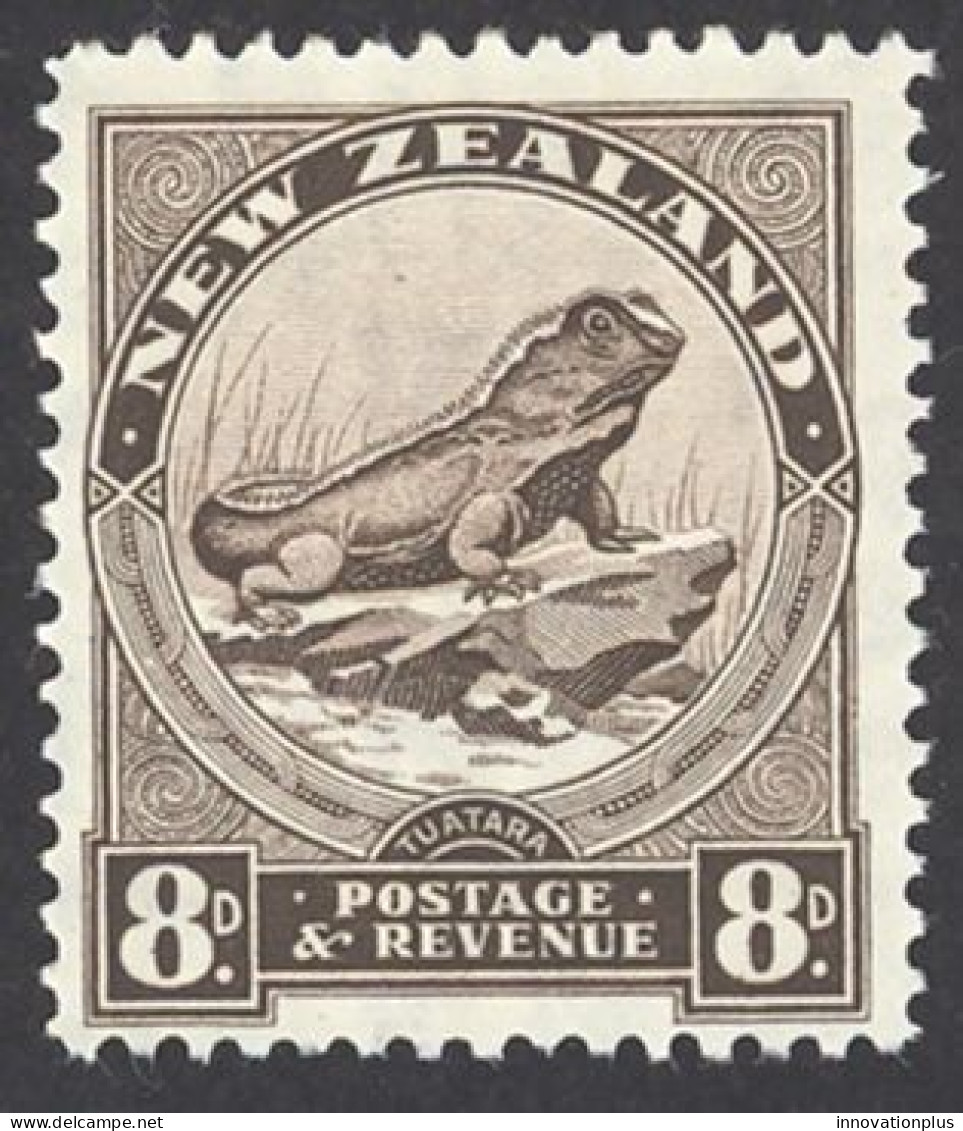 New Zealand Sc# 194 MNH 1935 8p Tuatara Lizard - Unused Stamps