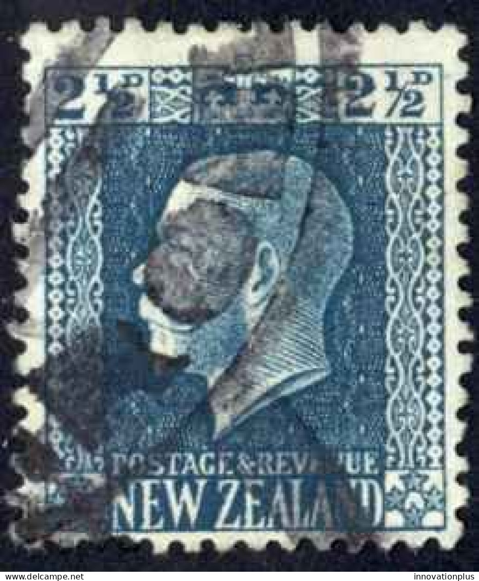 New Zealand Sc# 148a Used Perf 14 X 13.5 1915-1922 2½p Dull Blue King George V - Gebraucht