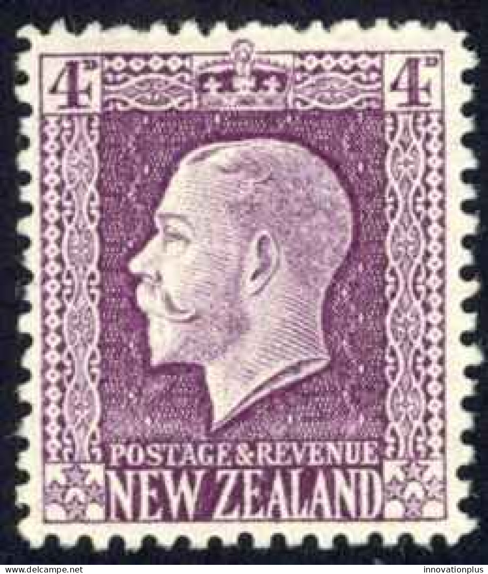 New Zealand Sc# 151 MH 1916 4p Purple King George V - Nuovi