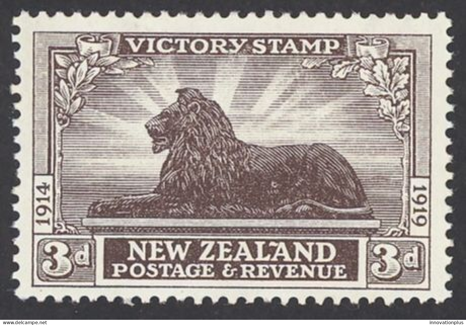 New Zealand Sc# 168 MNH 1920 3p British Lion - Ungebraucht