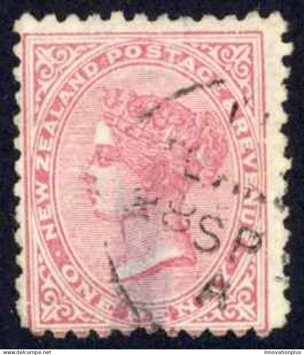 New Zealand Sc# 61b Used (perf 12X11.5) 1882 Queen Victoria  - Gebruikt