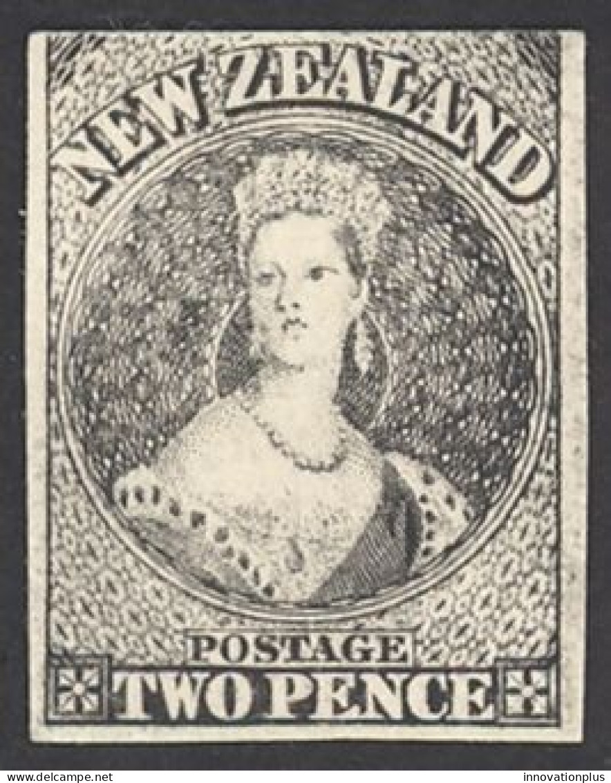 New Zealand Mint PROOF (imperf) 1885 2p Chalon Queen Victoria - Ongebruikt