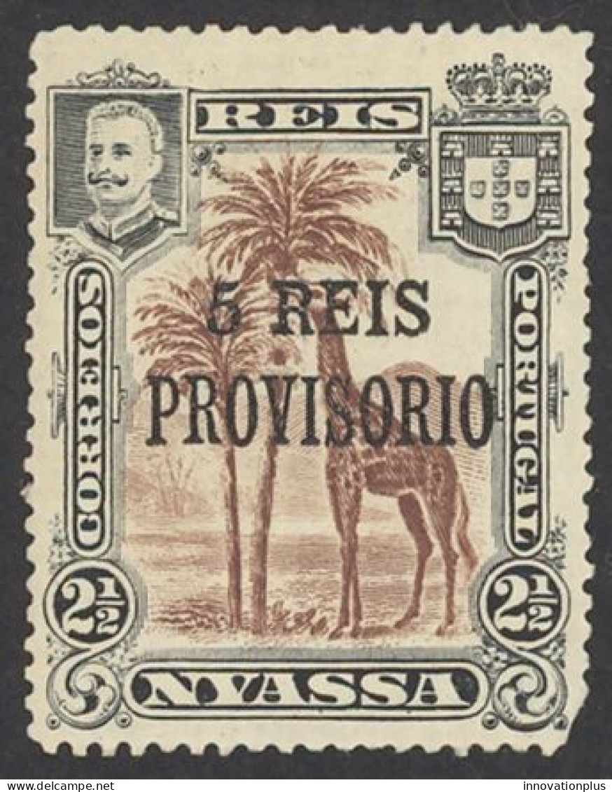 Nyassa Sc# 49 MH 1910 5r On 2 1/2r Overprints - Nyassaland