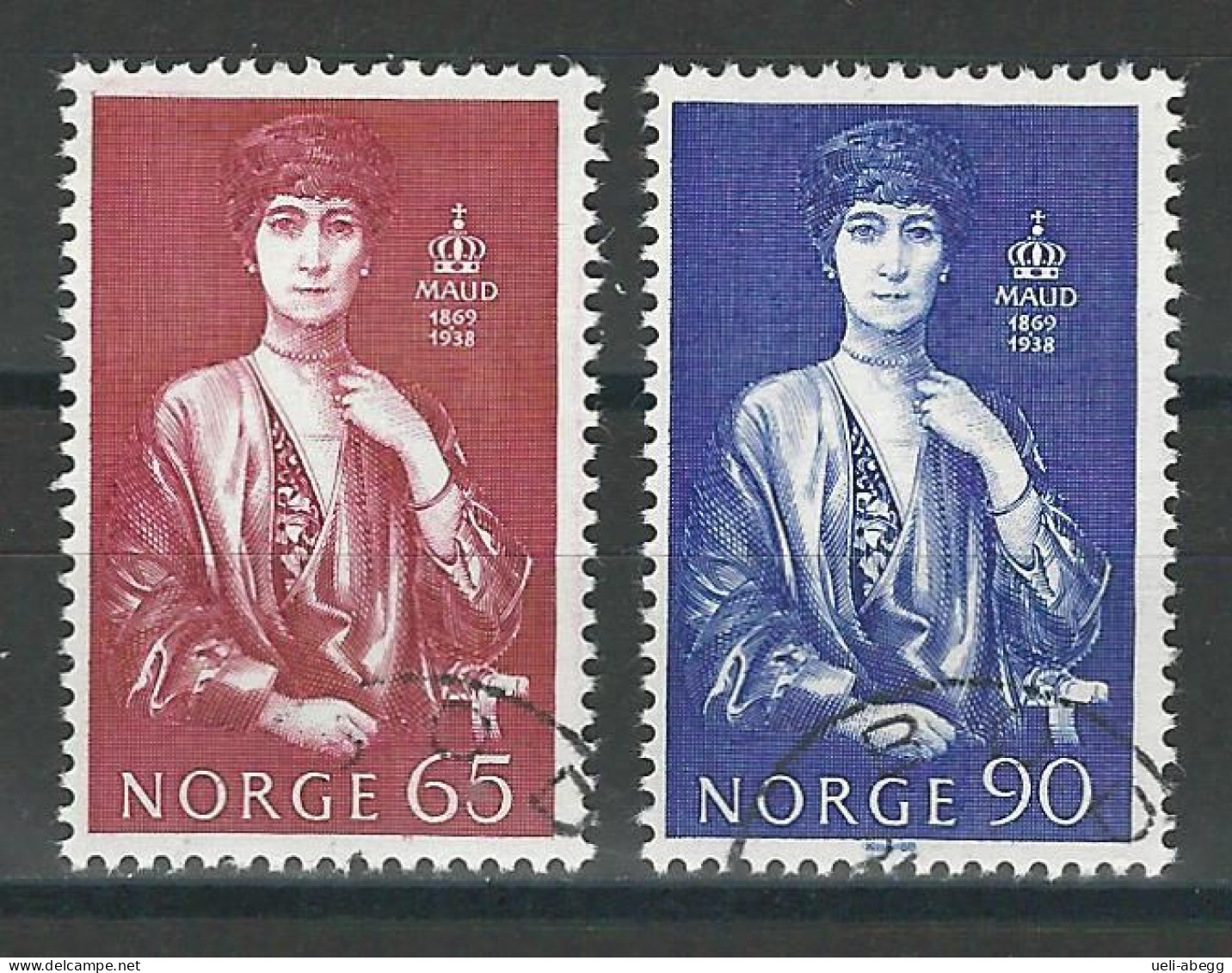 Norwegen Mi 598-99 O - Oblitérés