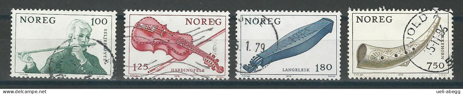 Norwegen Mi 783-86 O - Usati