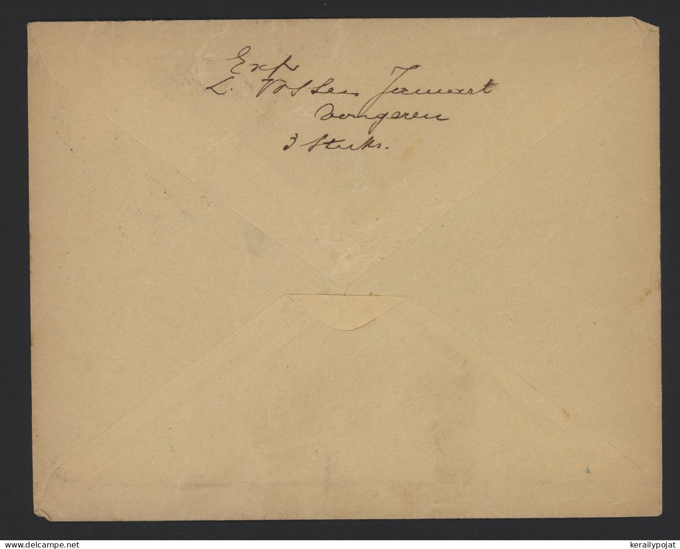 Germany Belgium 1916 Tongern Cover To Antwerpen__(11139) - OC38/54 Occupazione Belga In Germania