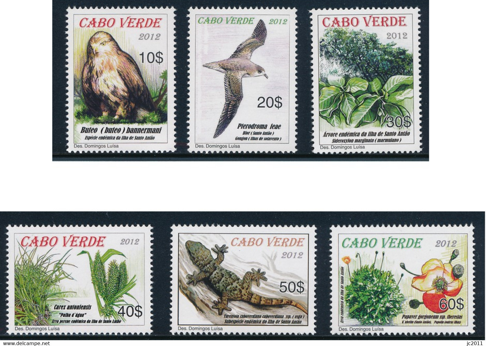 Cabo Verde - 2012 - Protected Areas / Santo Antão - MNH - Cap Vert