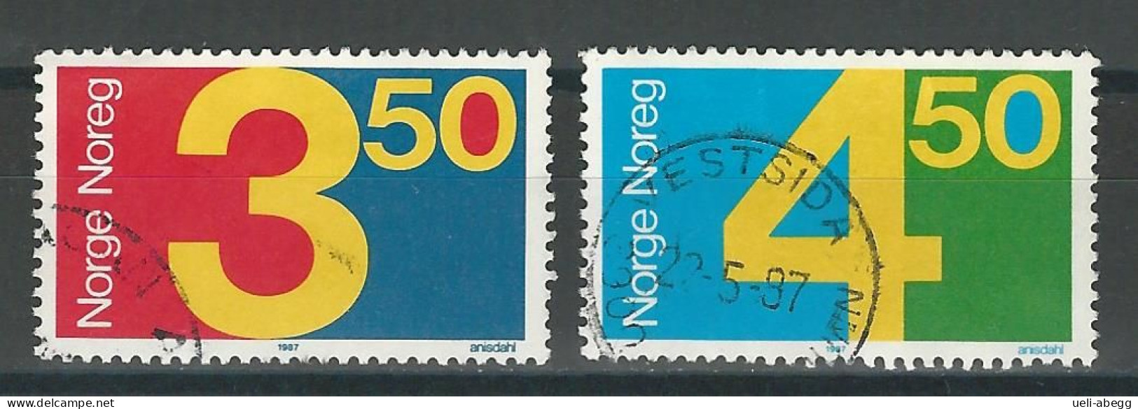 Norwegen Mi 961-62 O - Used Stamps