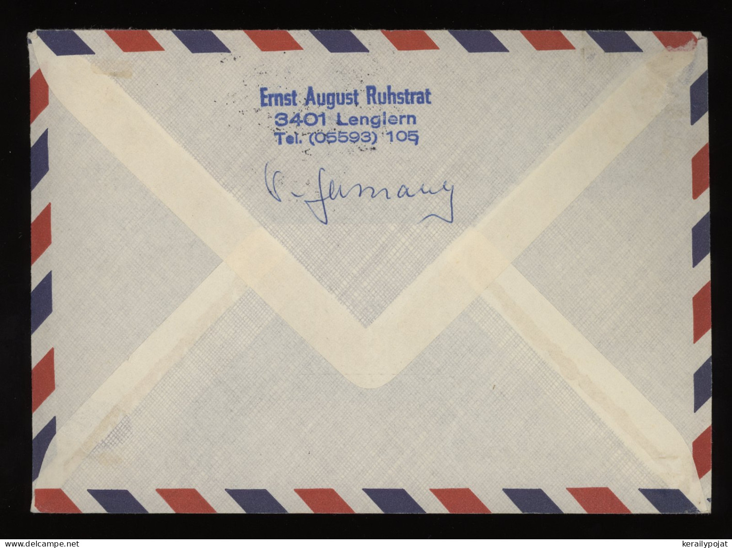 Germany BRD 1966 Lenglern Registered Air Mail Cover To Argentina__(10976) - Covers & Documents